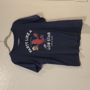 Life is good graphic tee